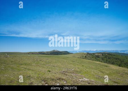 Altopiano e catena montuosa dell'Utsukushigahara Foto Stock