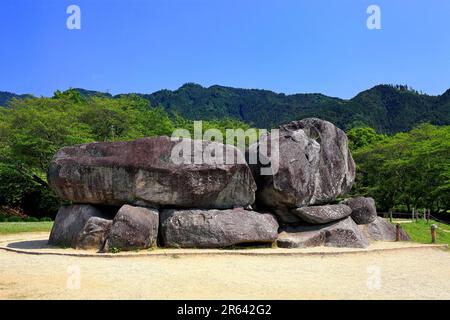 Antica tomba di Ishibutai Foto Stock