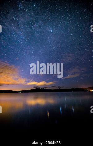 Costellazioni del lago di Towada e dell'estate Foto Stock