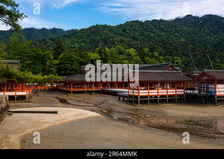 Santuario di Itsukushima Foto Stock