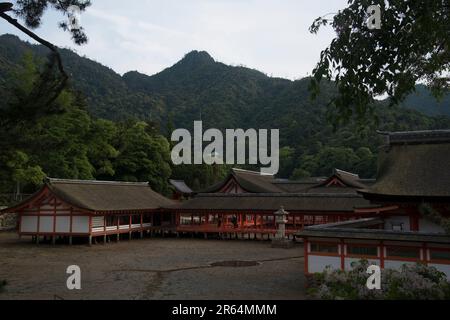 Santuario di Itsukushima Foto Stock