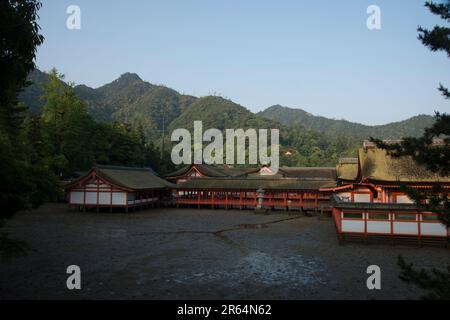 Santuario di Itsukushima Foto Stock