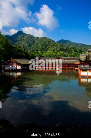 Santuario di Itsukushima Foto Stock