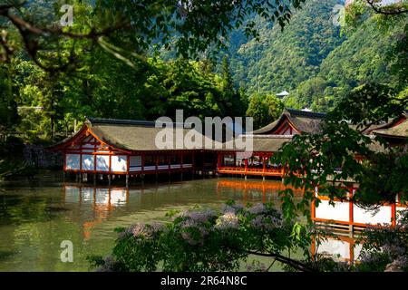 Santuario di Itsukushima Foto Stock