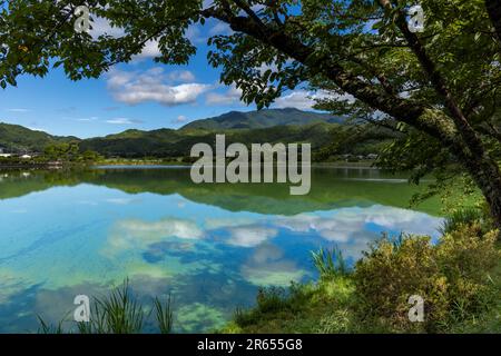 Hirozawa Pond in estate Foto Stock