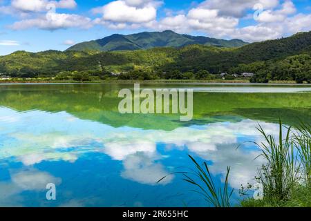 Hirozawa Pond in estate Foto Stock