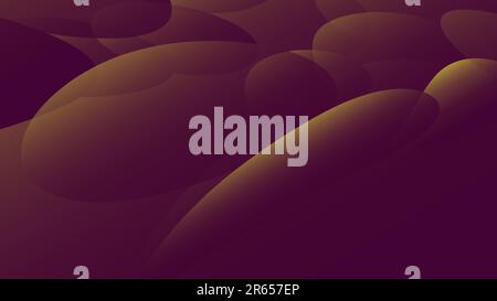 Struttura viola astratta, sfondo di cosmico energetico magico bello luminoso multicolore bolle bolle cerchi linee di spirali e geometriche s. Illustrazione Vettoriale