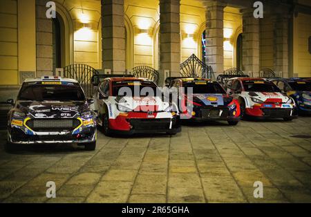 Olbia , Italia - 02-06-2023: WCR Rally Italia SARDEGNA STESSA VETTURA DI GARA Foto Stock