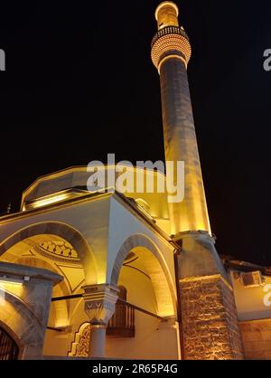 Una splendida vista della Moschea di Ali Pasha a Ohrid, Macedonia settentrionale Foto Stock
