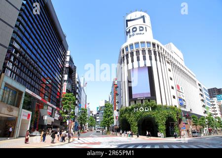 Incrocio Shibuya Jinnan 1-chome Foto Stock