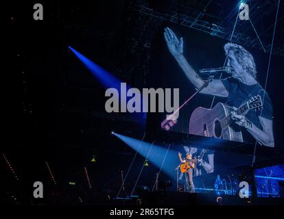 Roger Waters concerto Birmingham Regno Unito 2023 Foto Stock