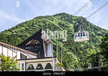 Shin Hotaka Ropeway Foto Stock