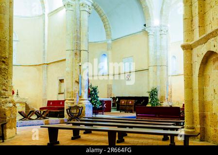 Iglesia de la vera Cruz è una chiesa cattolica situata nel quartiere di San Marcos, nella città di Segovia. F Foto Stock