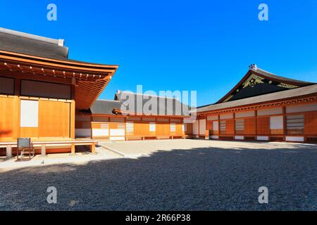 Castello di Nagoya Palazzo Honmaru e cielo limpido Foto Stock