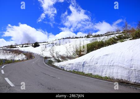 Linea di dispetto Hachimantai Foto Stock