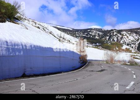 Linea di dispetto Hachimantai Foto Stock