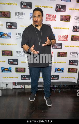 Los Angeles, Stati Uniti. 06th giugno, 2023. Il comico SHANG partecipa alle commedie 'Wax Poetics' e 'i am A BassHOLE' alla Bourbon Room di Hollywood, CA 6 giugno 2023 Credit: Eugene Powers/Alamy Live News Foto Stock