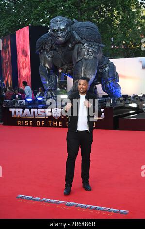 Londra, Regno Unito. 7th giugno, 2023. Joe Joyce partecipa ai Transformers: Rise of the Beasts, - Premiere europea a Cineworld Leicester Square, Londra, Regno Unito. Credit: Vedi li/Picture Capital/Alamy Live News Foto Stock