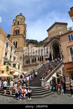 Duomo di Amalfi, Costiera Amalfitana (Costiera amalfitana / Costa d'Amalfi). Cattedrale di Sant'Andrea Foto Stock