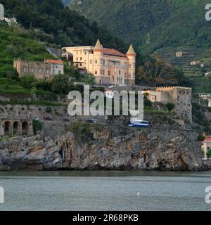 Castello di Mezzacapo, Maiori, Costiera Amalfitana (Costiera amalfitana / Costa d'Amalfi) Foto Stock