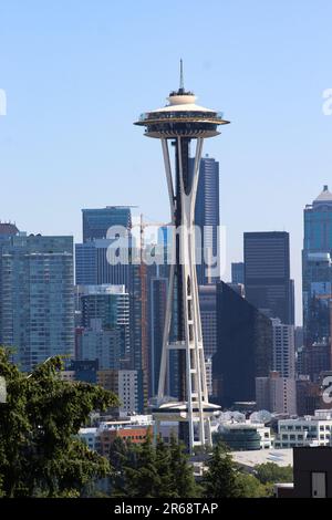 Space Needle a Seattle. Foto di alta qualità. Foto Stock