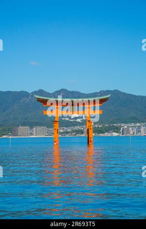 Otorii (porta Grande) di Miyajima Foto Stock