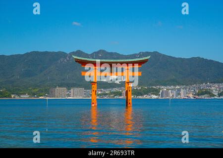 Otorii (porta Grande) di Miyajima Foto Stock