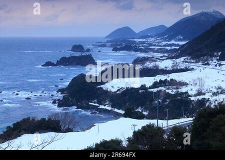 Tango Matsushima nella neve Foto Stock