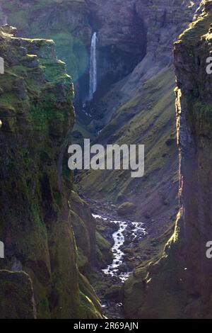 Canyon di Mulagljufur in Islanda. Foto di alta qualità. Foto Stock