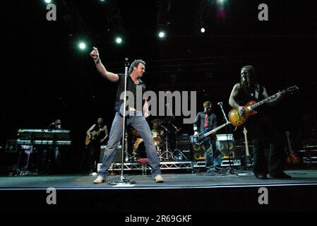 Shannon Noll ha suonato, sostenendo dal vivo, al Sydney Entertainment Centre, Australia, il 20th 2006 ottobre. Foto Stock