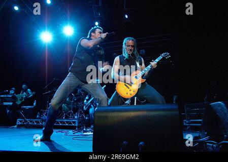 Shannon Noll ha suonato, sostenendo dal vivo, al Sydney Entertainment Centre, Australia, il 20th 2006 ottobre. Foto Stock