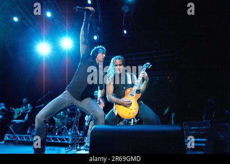 Shannon Noll ha suonato, sostenendo dal vivo, al Sydney Entertainment Centre, Australia, il 20th 2006 ottobre. Foto Stock