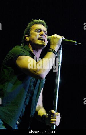 Shannon Noll ha suonato, sostenendo dal vivo, al Sydney Entertainment Centre, Australia, il 20th 2006 ottobre. Foto Stock