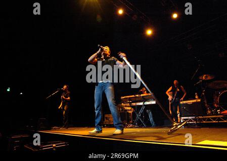 Shannon Noll ha suonato, sostenendo dal vivo, al Sydney Entertainment Centre, Australia, il 20th 2006 ottobre. Foto Stock