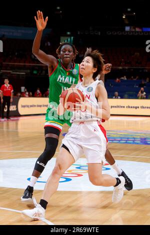 Sydney, Australia, 22 settembre 2022. Nanako Todo of Japan spara durante la partita FIBA Women's Basketball World Cup tra Giappone e Mali al Sydney Super Dome. Credit: Pete Dovgan/Speed Media/Alamy Live News Foto Stock