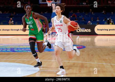 Sydney, Australia, 22 settembre 2022. Nanako Todo of Japan fa derubare la palla durante la partita FIBA Women's Basketball World Cup tra Giappone e Mali al Sydney Super Dome. Credit: Pete Dovgan/Speed Media/Alamy Live News Foto Stock