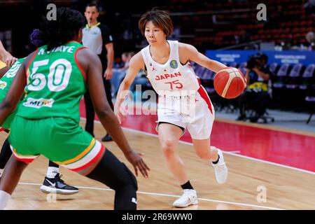 Sydney, Australia, 22 settembre 2022. Nanako Todo of Japan attacca durante la partita di Coppa del mondo FIBA Women's Basketball tra Giappone e Mali al Sydney Super Dome. Credit: Pete Dovgan/Speed Media/Alamy Live News Foto Stock