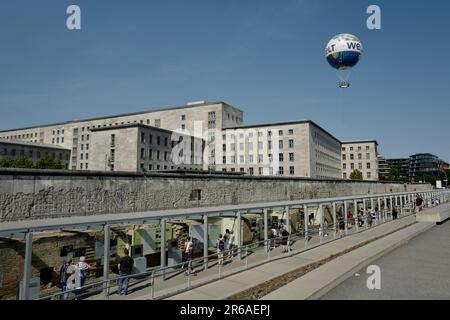 Memoriale all'ex Reichssicherheitshauptamt di Berlino Foto Stock