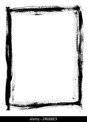 Bordo colorato pagina intera - può essere utilizzato come sfondo, sfondo, bordo, grafica aziendale, ecc. Illustrazione Vettoriale