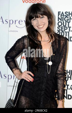 Daisy Lowe partecipa alla serata Asprey's Vogue Fashion's Night out all'Asprey London. Credito: Euan Cherry Foto Stock