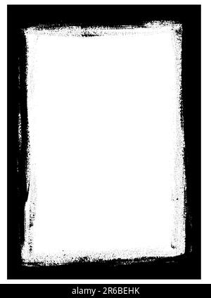 Bordo colorato pagina intera - può essere utilizzato come sfondo, sfondo, bordo, grafica aziendale, ecc. Illustrazione Vettoriale