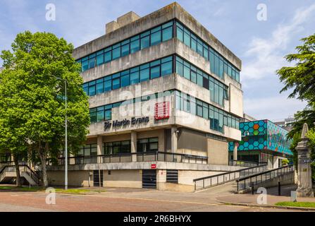 Sir Martin Evans Building, Cathays Park, Cardiff, Galles Foto Stock