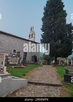 Danilovgrad, Montenegro. Il cimitero Foto Stock