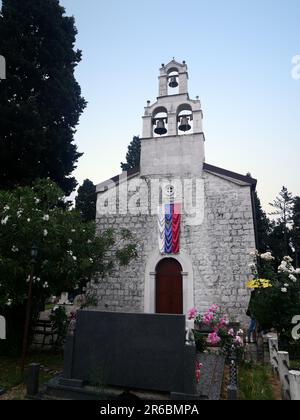 Danilovgrad, Montenegro. Il cimitero Foto Stock