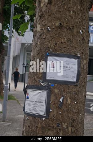 Danilovgrad, Montenegro. Il cimitero Foto Stock