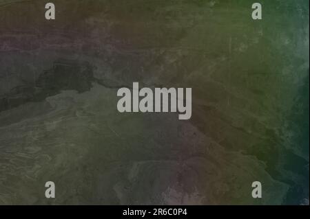 Superficie dell'acqua sporca colorata. Corpo inquinato di acqua. Concetto di inquinamento idrico Foto Stock