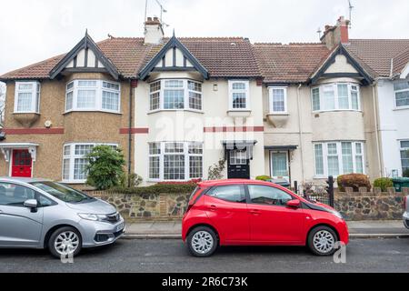 LONDRA - 21 MARZO 2023: Proprietà residenziale in N2 Barnet vicino a East Finchley Foto Stock