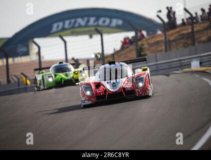 Le Mans, Francia. 08th giugno, 2023. 30 ABBELEN Klaus (der), FERNANDEZ-LASER Felipe (ger), Frikadelli Racing Team, Ligier JS P320 - Nissan, azione durante la Road to le Mans 2023 sul circuito des 24 Heures du Mans dal 7 al 9 giugno 2023 a le Mans, Francia - Foto Joao Filipe/DPPI Credit: DPPI Media/Alamy Live News Foto Stock