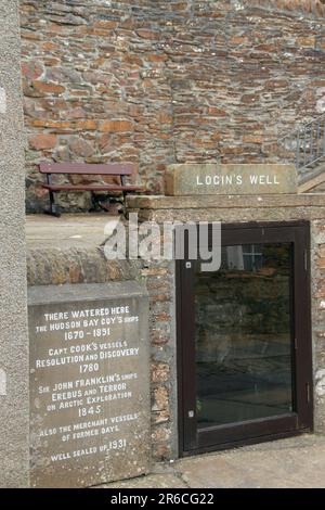 Effettua l'accesso bene, Stromness, Orcadi Foto Stock