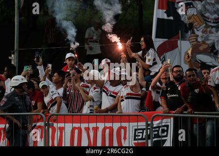 São Paulo (SP), 08/06/2022 - Copa Sulamericana / Futebol - Partida entre São Paulo X Tolima válida pela primeira 5° rodada da fase de grupos da Copa S. Foto Stock